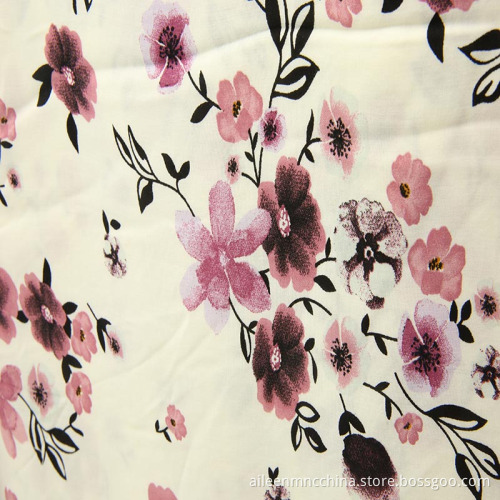 Recycled rayon spun viscose printing